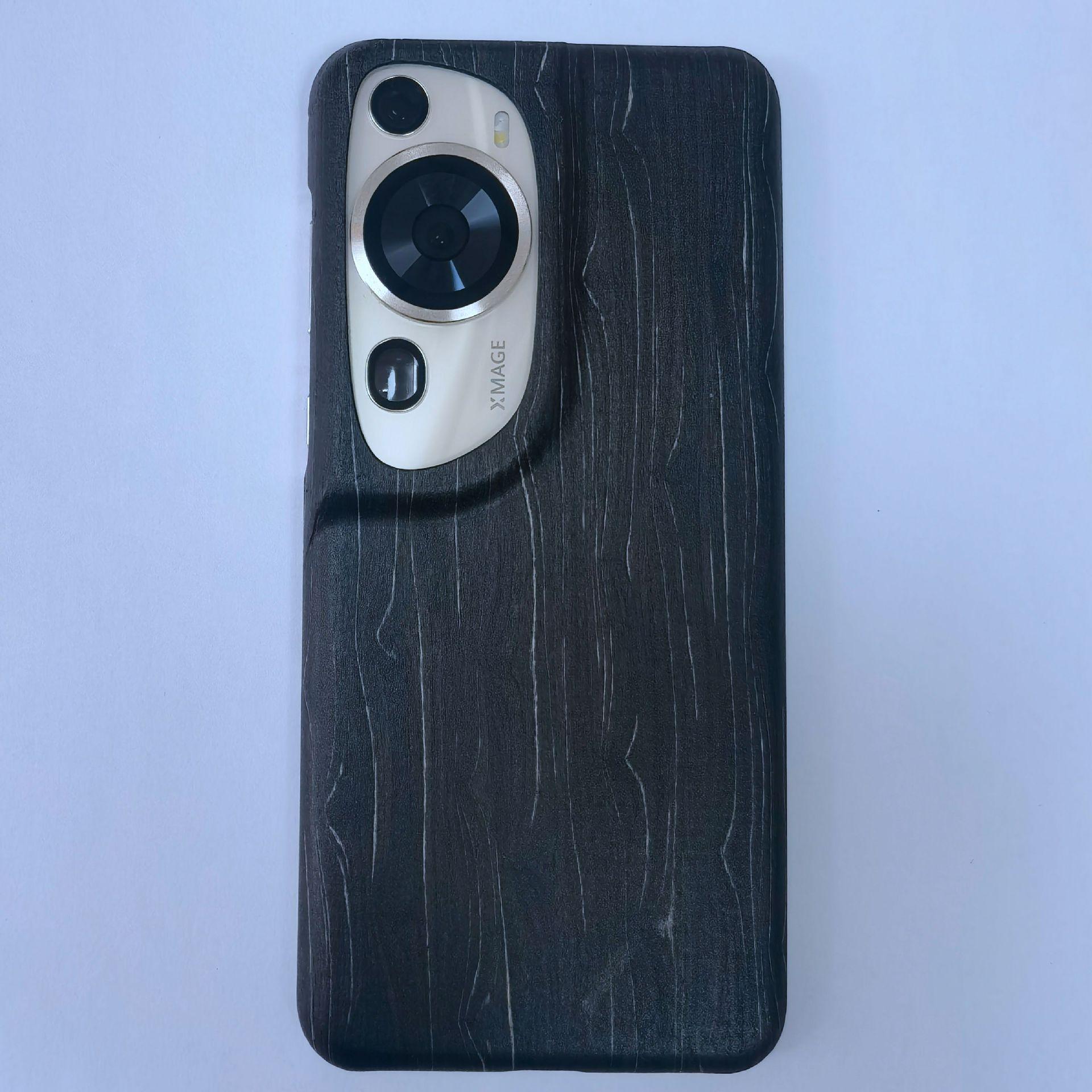 Huawei P60 Арт: Элегантный защитный чехол из арамидного волокна и дерева Huawei P60 Art