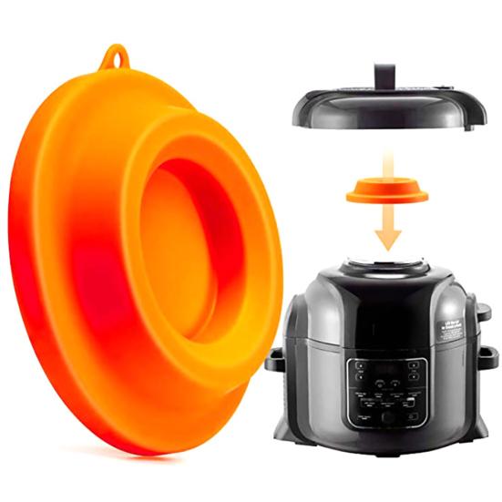 Electric Pressure Cooker Lid Stand Silicone Holder Storage Rack Kitchen Gadget