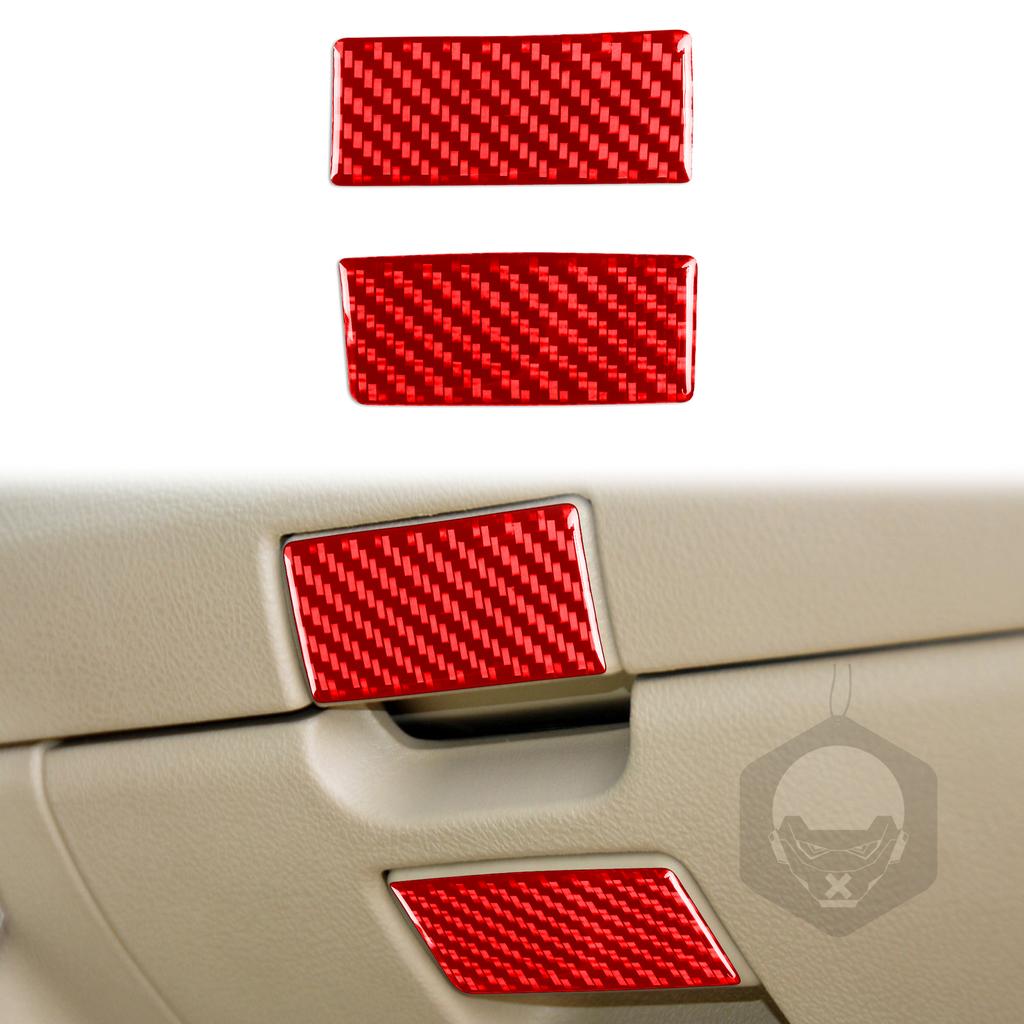 Für Toyota Corolla 2007 2008 2009 2010 2011 2012 2013 Zubehör Carbon Fiber Innen Codriver Lagerung Box Griff Trim Aufkleber