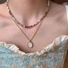 New Natural Stone Pearl Bracelet Women's Luxury Elegant Handmade Beadeds Chain Necklace New Fashion Luxury Jewelry