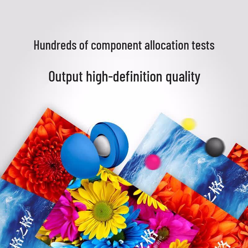 Gezhige CF410A Compatible 4-Color Toner Cartridge Set for HP Printers