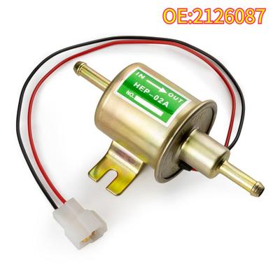 High Quality New For 2126087 12v Inline Fuel Pump Electric Transfer Low Pressure Gas Diesel HEP02A HEP-02A 16700634673