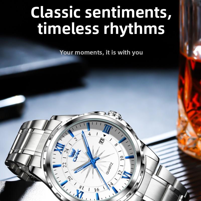 OPK Waterproof Luminous Men's Watch Luxury Watch Business Personality Quartz Men's Watch