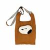 Snoopy Tote Bag for with Shoulder Small Eco Shopper Flying [Rootote] Women, Foldable, Strap, Bag, IP.Rootote Mid.Peanuts-0P (03 Ace)