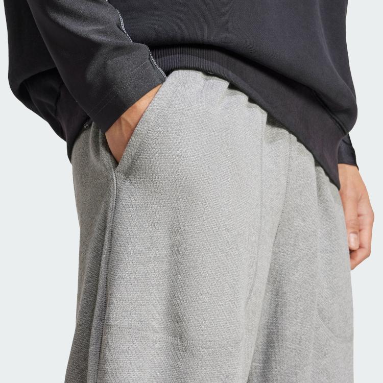 adidas Equipment Series Originals Ss25 Reflect Fashion Simple Cuffed Long Pants Knitted Sports Pants Men Bottoms Medium-Gray JP0355