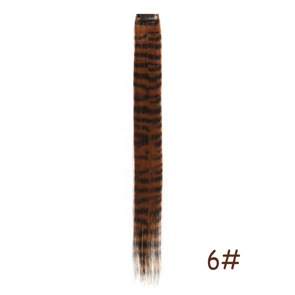 WTB Синтетический парик Одна карта Бесшовное наращивание волос Леопардовый цвет Часть — фото 13