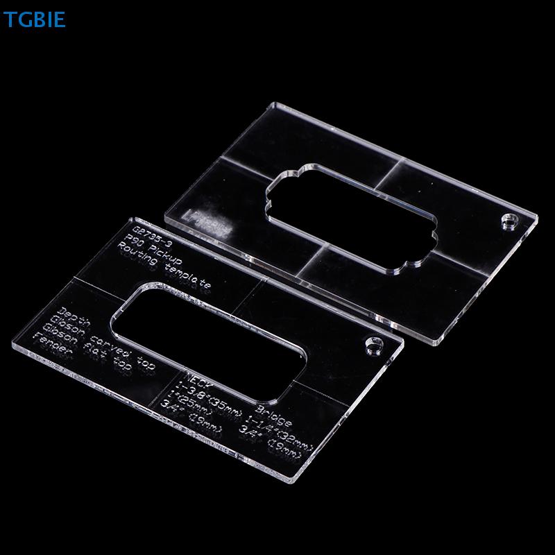 [TL][TL]Make Electric Guitar Internal Template Pickup Line Bin Box Piano Bridge Open Hole Slotted Acrylic Template