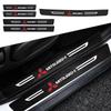 Autocollants Protecteurs de Seuil de Porte de Voiture Bandes de Pare-chocs de Seuil Arrière pour Lancer ASX L200 Colt Eclipse Ralliart Galant Delica QC3