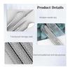 WALWAL 7 Piece Set Ingrown Nail Care Tool Stainless Steel Pedicure Kit Nail File Lifter Dead Exfoliation Remover Foot Cleaning Care Tool