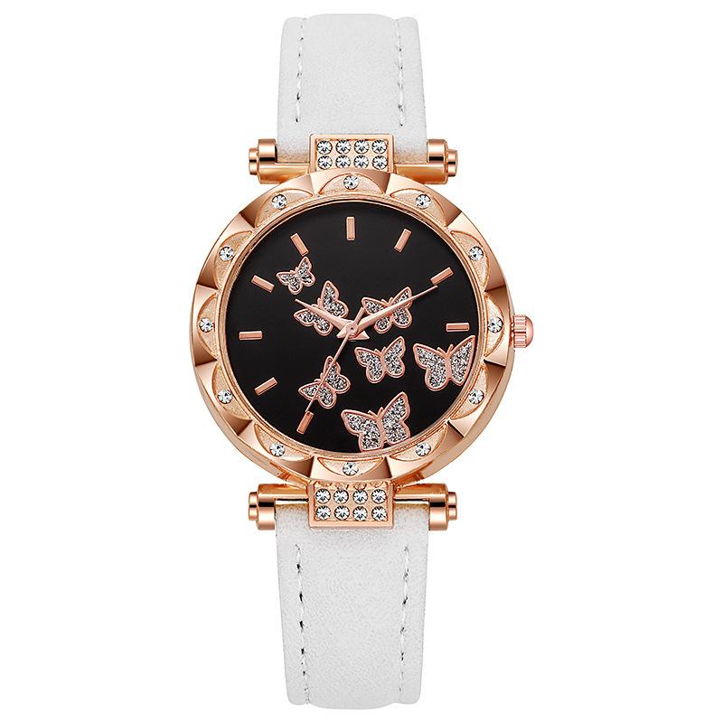 New Ladies Watch, Fashionable Personalized Simple Watch, Butterfly Digital Belt Watch