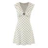 European Style Polka Dot Ruffle Dress for Women - Autumn 2025