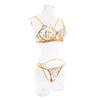 Sexy Dessous BH-Sets Spitze Floral Transparent BH Höschen Büstenhalter Damen Unterwäsche