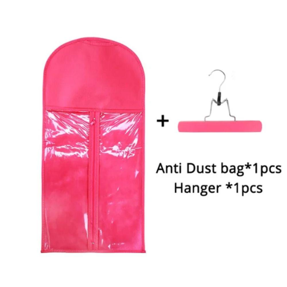 Dustproof Hair Extension Storage Bag 60cm Wig Packing Bags Portable Wig Organizer  Hair