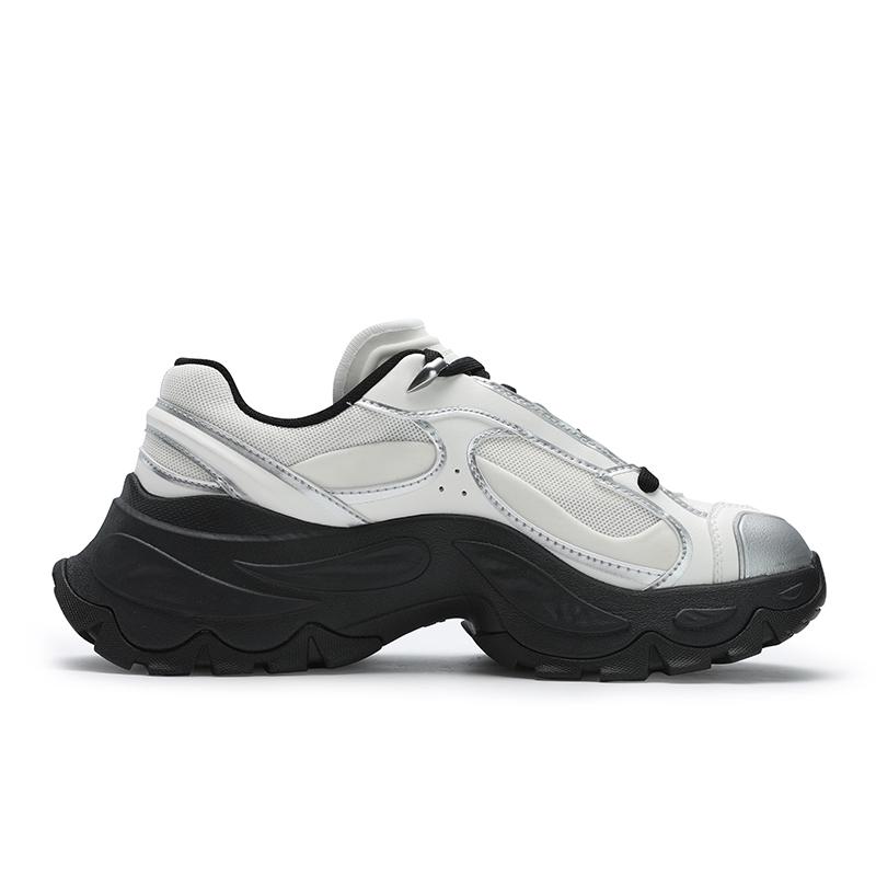 FILA Sofia 4 Lux Fishbone Shoes Comfortable Versatile Durable Low-Top Dad Shoes Women sneaker White Black F12W521114FSB