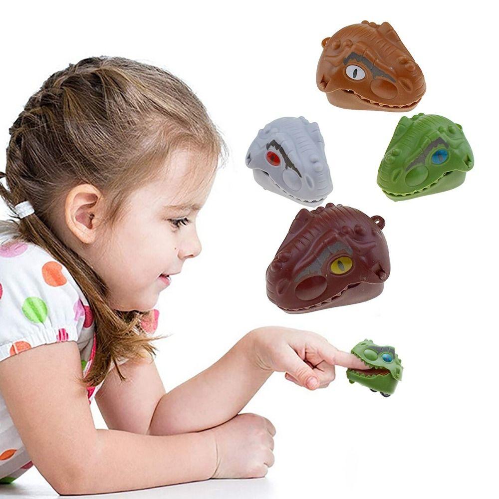 

Realistic Color Dinosaur Head Pull Back Car Mini Mini Dinosaur Car Toy Children Toy