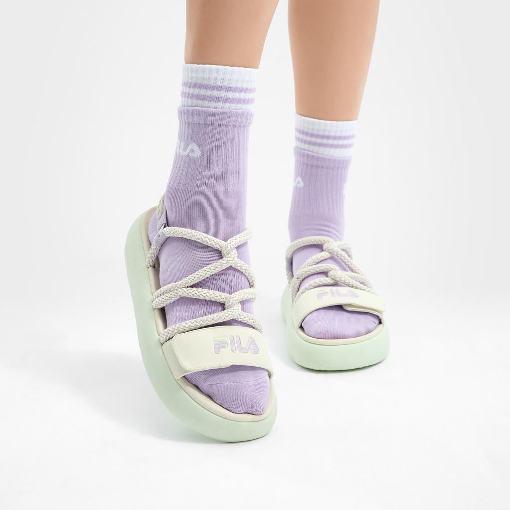 Fila Churro Comfortable Casual Fashion Versatile Beach Sandals Women Sandals Light-Purple F12W421404FBO