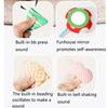 Distorting Mirror Plush Stuffed Sensory Toy with Clamp Stroller Hanging Ornaments  Toddlers