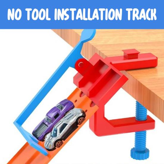 2 Şeritli Başlangıç Kapısı Ağır Hizmet Tipi Plastik Kolay Kurulum Ayarlanabilir Kelepçeli 2 Şeritli Araba Fırlatma Ekipmanı Araba Yarışı Pisti Aksesuarları