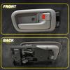 Set Car 2 of Door Handle Interior LH RH Front Fit Beige Toyota Tundra 2000-2006