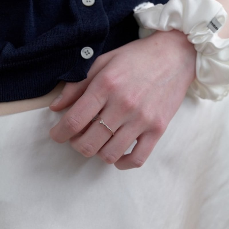 LOVE ME MONSTER Pure Cotton Lace Satin Scrunchy S (L251MHA040)