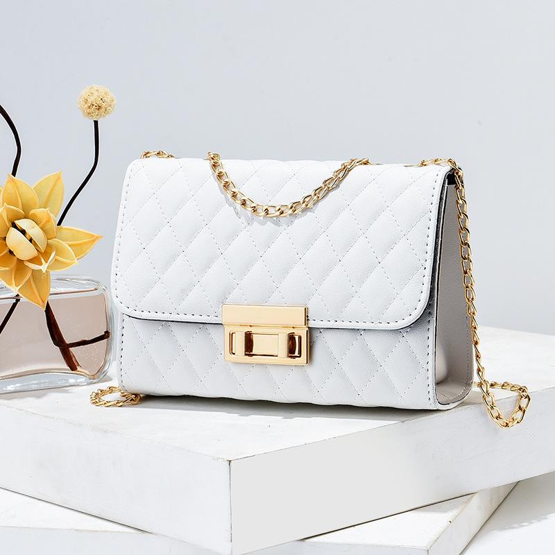 Women's Lingge Chain Bag Single Shoulder Cross Shoulder Small Fragrant Wind Student Versatile Mini Bag