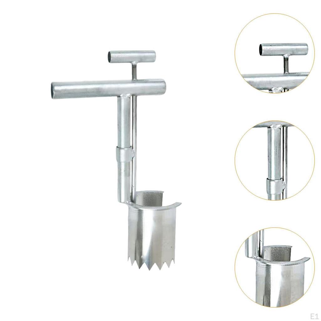 Bulb Planter Tool Barrel Transplanter Garden Digging for Transplanting Fruit Tree Versatile