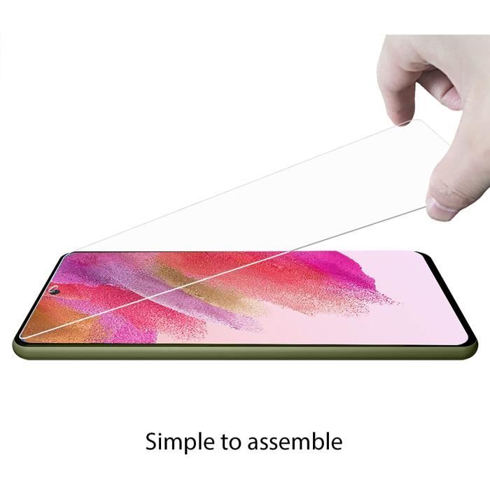 Film protecteur en verre trempé - Samsung - Galaxy S21 FE 5G - Dureté 9H - Résistant aux rayures - 3 pièces