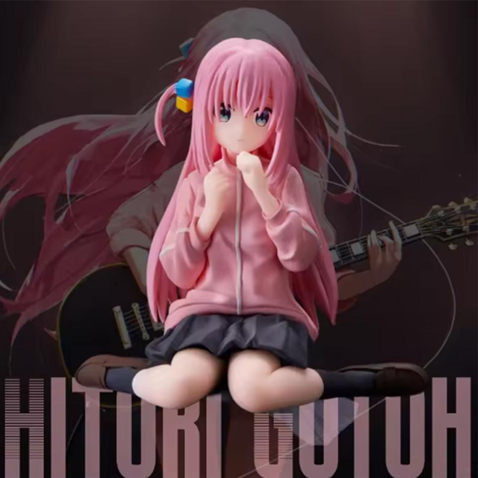 10-16cm BOCCHI THE ROCK Gotoh Hitori Anime Figure Gotoh Hitori Action Guitarist Girl Figure Desktop Collections Model Doll Toys