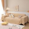 Thick Super Soft Velvet Sofa Cover Solid Color Plush Sofa Blanket Large Size Full Cover Sofa Towel Anti-cat Scratch Couch Covers