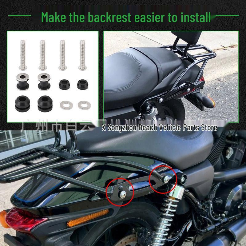 Quick Release Backrest Bolts for Harley Street 500 XG750 (2015-2020)