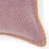 Francfranc Solid Stitch Cushion 45cm x Purple Simple Interior Redecor Cover, 45cm, (076) -