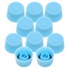10Pcs Universal Car Air Conditioning Valve Caps Leakproof Refrigerant Port Caps for High Low Pressure Ac Systems Easy Install