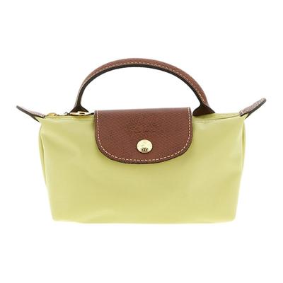 Le Pliage Original Pouch With Handle Pistachio Women Pouches Green 34175089244