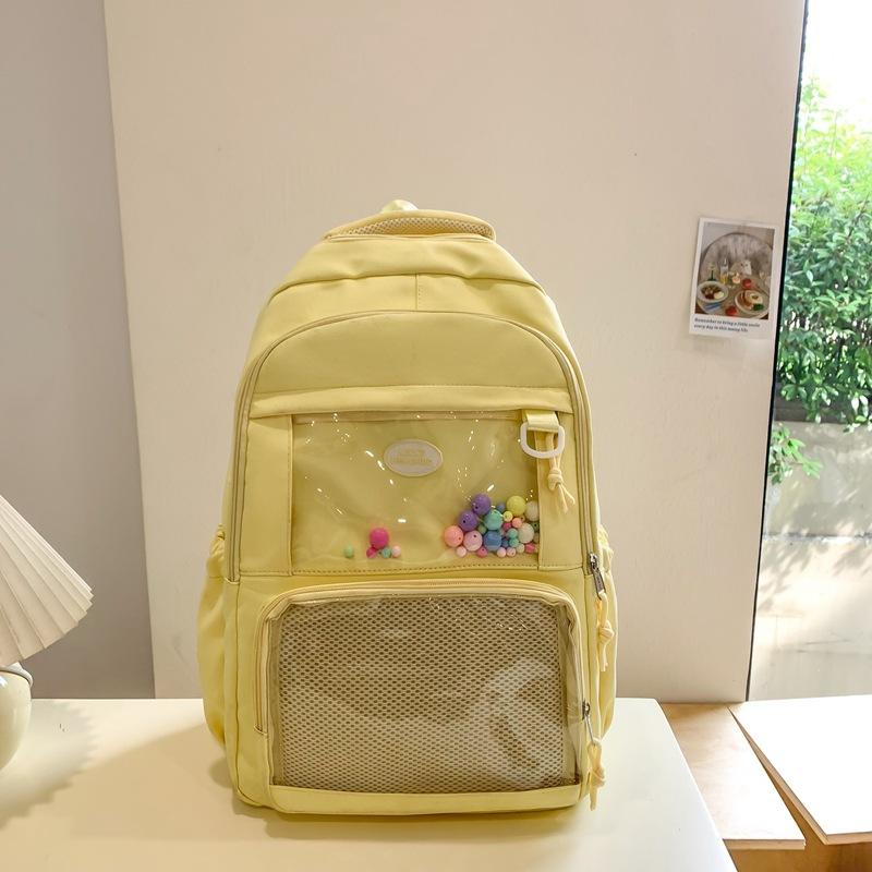 Schoolbag Japanese new backpack girl transparent baby bag campus large capacity backpack pain bag student schoolbag wholesale