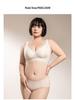 Seamless V-Neck Minimizer Bra: Wide-Strap, Plus-Size, Jelly EF Cup