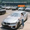 Capa de Carro Transparente Descartável Universal PEVA À Prova de Poeira Sem Arranhões Protetor Automotivo para Uso Interno Proteção Externa do Veículo