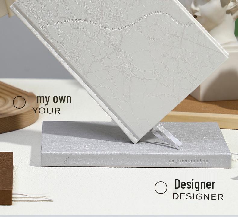 Premium A5 French Grid Notebook with Customizable Logo and Gift Box