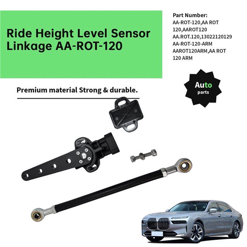 2X Car Air Suspension Ride Height Level Sensor Linkage AA-ROT-120 For BMW Accuair Ride Level Sensor 13022120129 AAROT120