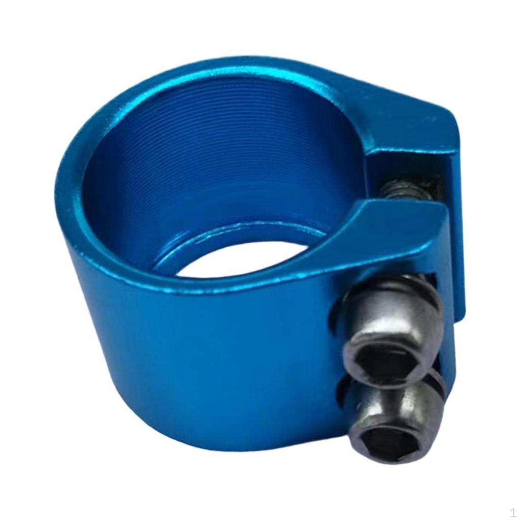 Seat Post Clamp 28.6 Mm Reliable Replacement Accessory Lightweight Tightener Clip Road Bike Seatpost