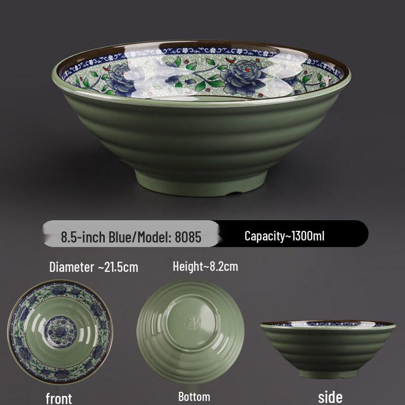 A5 Melamine Thickened Threaded Noodle Bowls