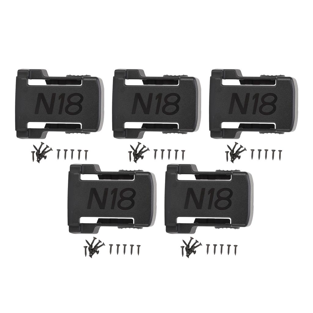 5er Set Akku-Halterung ABS Starke Unterstützung Standardgröße Lithium-Akku-Halter für 48 11 1815 48 11