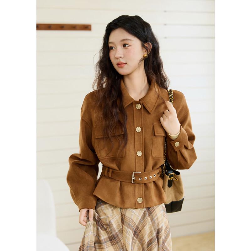 Women's Suede Short Jacket
