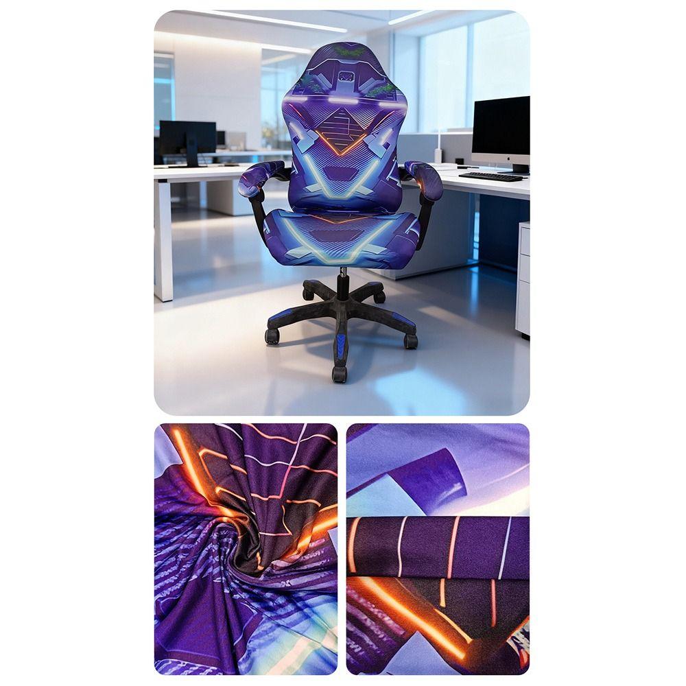 Breathable Slipcovers Dust-proof Chair Cover Set Punk Style Seat Protect Cover  for Office Home