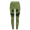 Damen Casual Mode Outdoor Halloween Bedruckte Slim Elastische Yogahose Cropped Hose