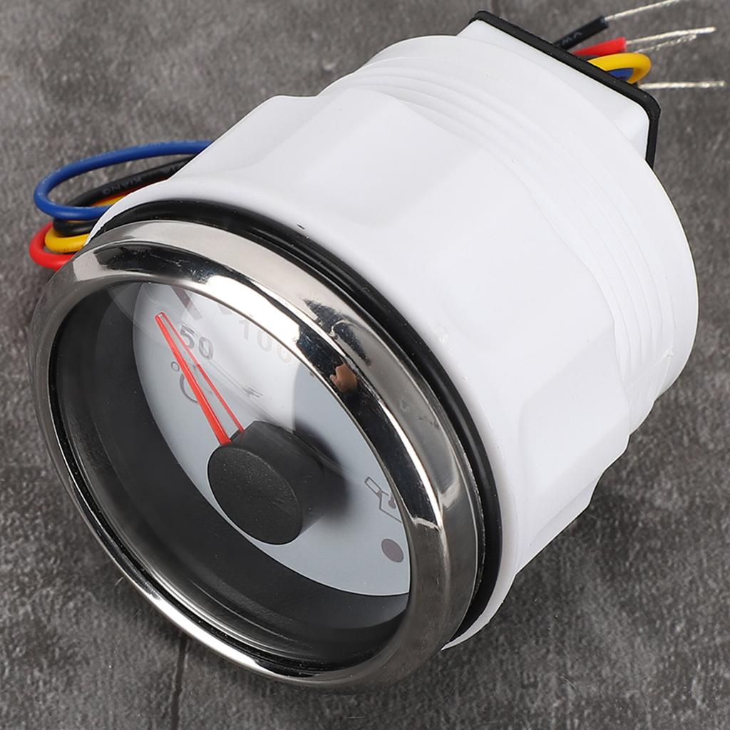Oil Temperature Gauge 52mmCelsius2in Intelligent Alarm 316 Stainless Steel for Car Boat