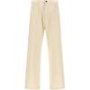 FW25 Solid Mid-Rise Button Straight Leg Jeans Men Jeans I033756-1NG-02