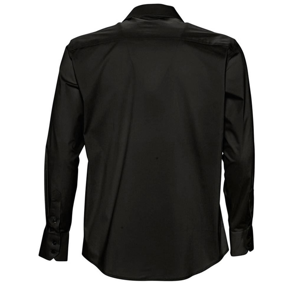 Mens Brighton Long Sleeve Fitted Work Shirt