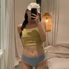 Korean Style Backless Halter Bikini - Sexy Split Swimsuit for Women, Resort Wear