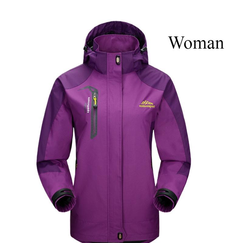 Utendørs hardshelljakke for par Enkeltlags sportsklær for menn og kvinner Tynn vindtett og vanntett