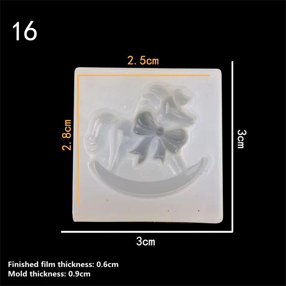 3D Cookie Cake Tray Silicone Mold Resin Drop Silicone Mold for DIY Party Dessert Muffin Biscuit Embossing Mould Box Christmas